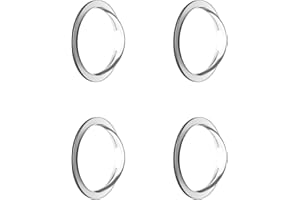 4PCS Car Camera Protective Cover, Clear High-Transparency Anti-Rain Lens Cover, Camera Lens Protector for Backup & Front Bump