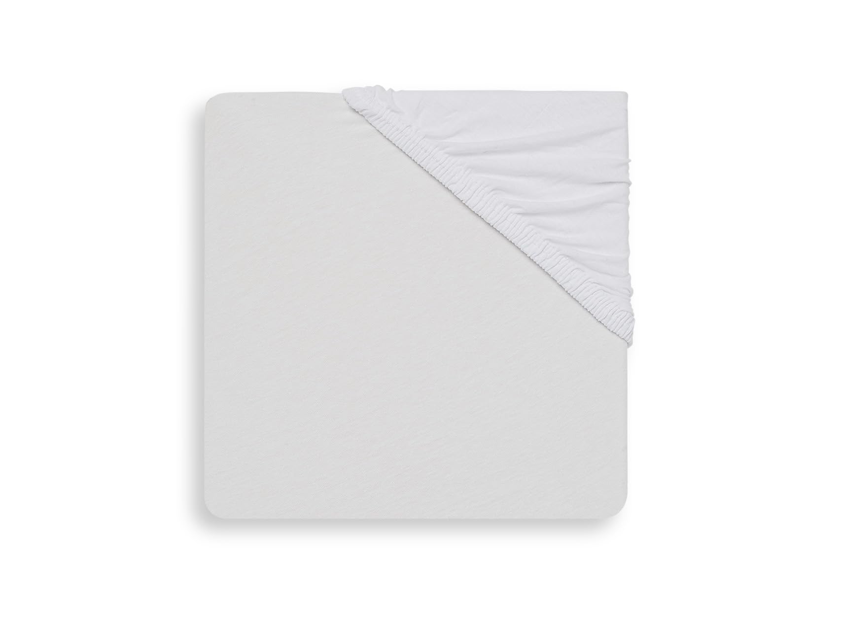 Jollein Jersey Fitted Sheet 40 x 80/90 cm White