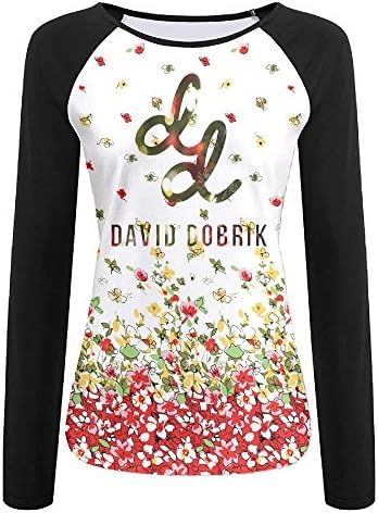 HDKSHX Women's David Dobrik DD Logo Performance Raglan Baseball Tee Shirts