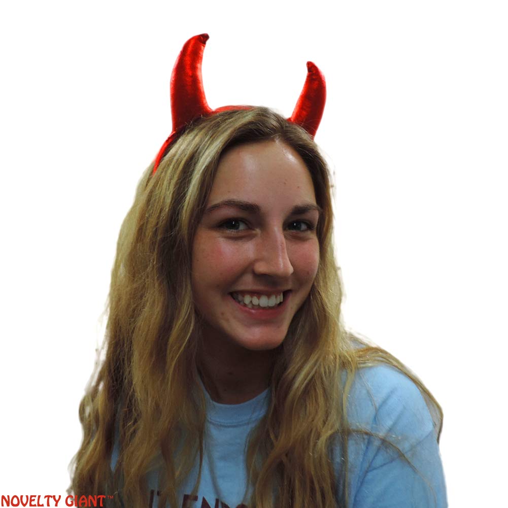 Red Devil Horns Headband