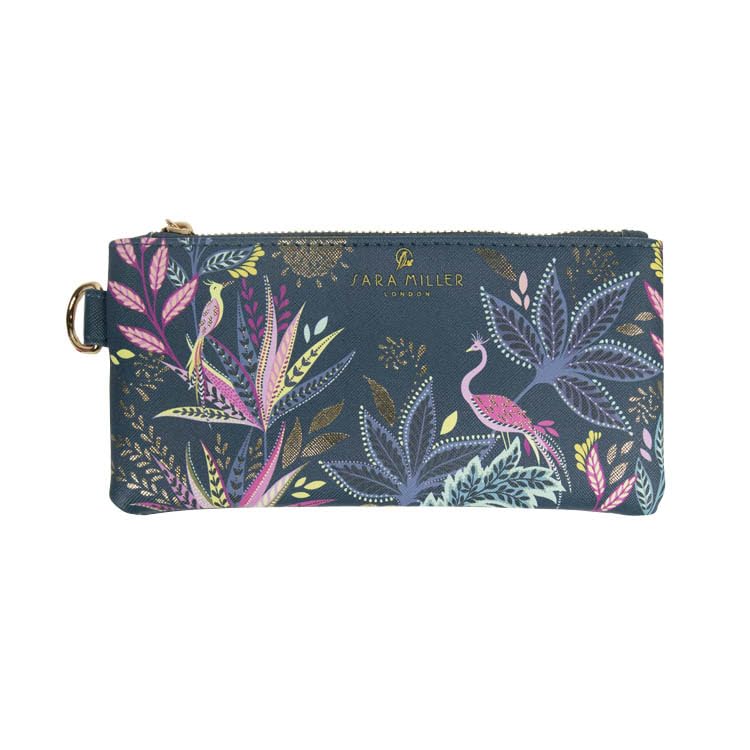 Sara Miller Savannah Pencil Case Cosmetic Bag with Gold foil Detail