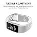 For Fitbit Charge 2 Bands, Adjustable Replacement Sport Strap Bands for Fitbit Charge 2 Smartwatch Fitness Wristband Soft Silicone Gray White Small