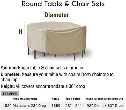 Amazon Com Protective Covers 1349 Weatherproof Outdoor Furniture Cover 108 Inch X 30 Inch Patio Chair Covers Garden Outdoor
