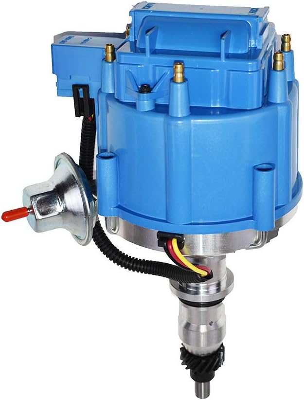 HEI DISTRIBUTOR Replacement for FORD 240 and 300 ENGINES, BLUE CAP