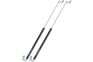 ARANA Gas Struts 28 inch 200LB Shock Springs Props, 28" Hydraulic Lift Support with Mounting Brackets for Heavy Duty Lid RV Bed Hatch Murphy Queen Size Bed Trap Door(Fit 160-220lbs Lid), 2 Pcs