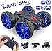 Remote Control Car, RC Stunt Car 2.4Ghz 8 Mph High Speed All Terrain Off Road 4WD, Double Sided 360° Rotation & Flips RC Car Toy with 6 AAA Batteries Included for 3-12 Years Old Boys & Girls Christmas