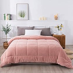 KASENTEX Luxury Plush Sherpa Comforter, Cozy Ultra
