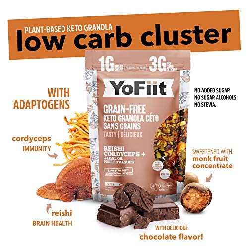 Keto Cereal. Low Carb Granola. Net Carbs Only 3g. DairyFree (Vegan