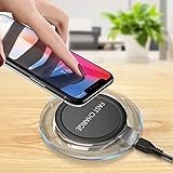 GETIHU Wireless Fast Charger Qi Phone Charging Pad QC2.0/3.0 Enabled Charge Station for Smartphone iPhone 8 X Samsung Galaxy S8 S8+ Note 8 Note5 S7 Edge S7 S6 Edge Plus