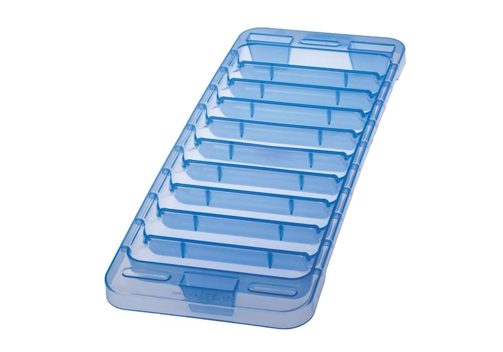 Snips - Ice Stick - Ice Stick Tray - Mold for 10 ice Sticks - 30 x 11,5 x 2,5 - Ice Stick Tray with Lid, Made in Italy