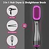 APOKE-3-in-1-Hair-Dryer-Brush-Straightener-Brush-Professional-1200W-Powerful-Ceramic-Tourmaline-Ionic-One-Step-Hot-Air-Brush-3-Heat2-Speed-Hair-Dryer-and-Styler-for-All-Hair-Types APOKE 3 in 1 Hair Dryer Brush & Straightener Brush, Professional 1200W Powerful Ceramic Tourmaline Ionic Hot Air Brush…