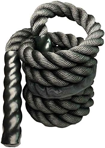 Tuneway Fitness Heavy Jump Rope Crossfit Weighted Battle Skipping Ropes Power MMA Training Improve Strength Muscle 25mm