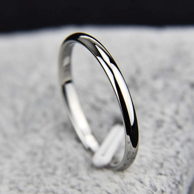 Teriydf Titanium Steel Rose Gold Anti Allergy Smooth Simple Wedding Couple Ring Men And Women Jewelry Titanium Steel Wedding Couple Ring Couple Ring Amazon Co Uk Kitchen Home