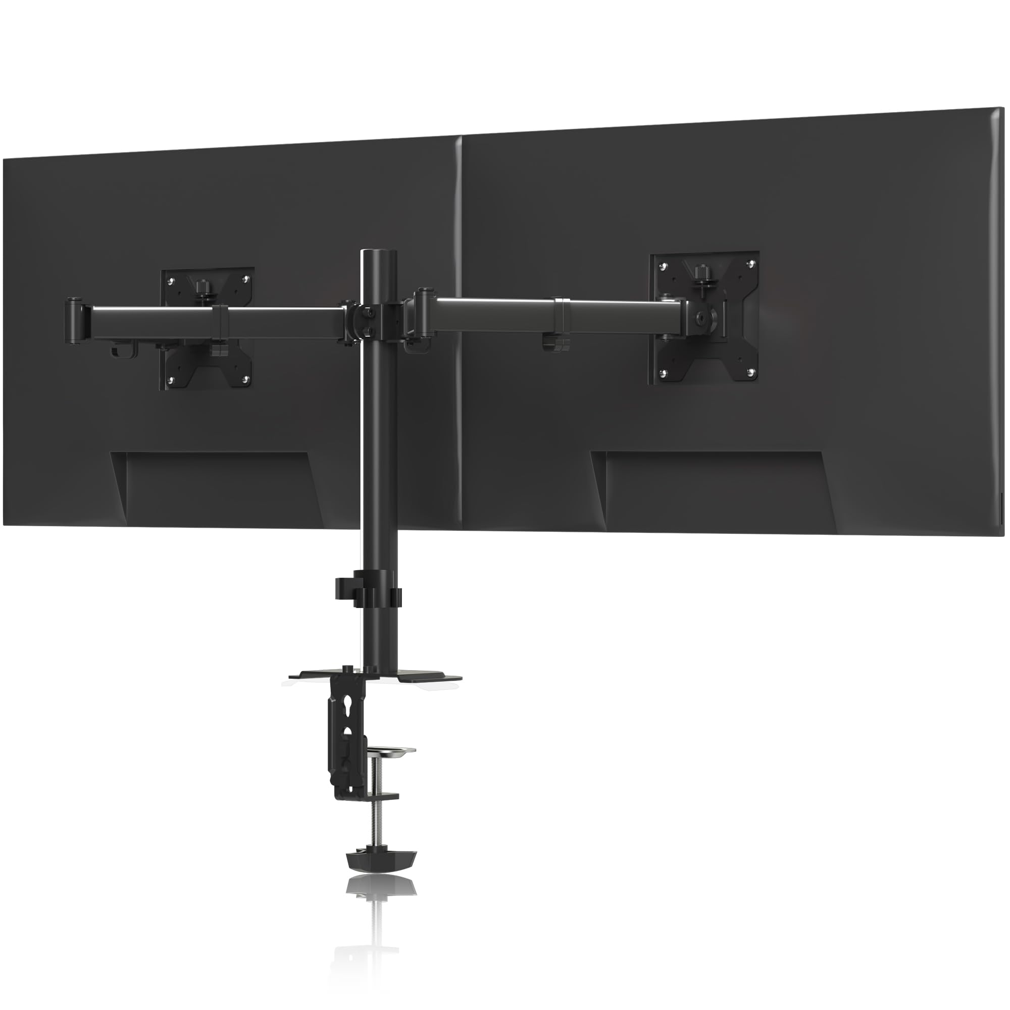 Pholiten Dual Monitor Stand, Heavy Duty Adjustable