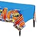 Hot Wheels Wild Racer Birthday Party Supplies Pack For 16 Guests With Plates, Napkins, Tablecover, Cutlery, Candles, and Pin