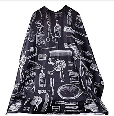 WKEEN Styling Tools Salon Hairdressing Cape Hairdresser Hair Cutting Gown Barber Cape Hair Cloth Apron for Women 150X120Cm
