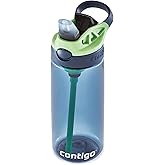 Contigo Kids Straw Water Bottle with AUTOSPOUT Lid 20oz Blueberry