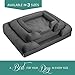 Petlo Orthopedic Pet Sofa Bed - Various Size Options - Dog, Cat or Puppy Memory Foam Mattress Comfortable Couch for Pets with Removable Washable Cover (Large - 36