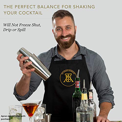 Boston Cocktail-Shaker-Set, Bar-Werkzeug-Set mit Bambus-Ständer, 80 ml / 570 ml Shaker-Set, perfektes Barkeeper-Set für… – Bild 7