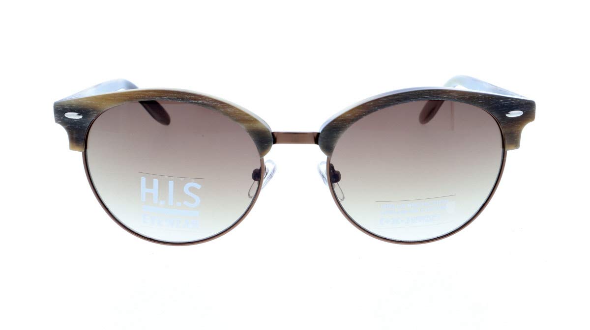 HIS HS130-007 Sunglasses Brown Pattern