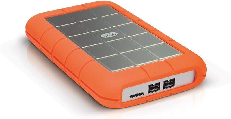 LaCie Rugged Triple 1TB External Hard Drive HDD USB 3.0 FireWire 800 Mac PC