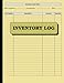 Inventory Log: 100 pages: Size = 8.5 x 11 inches (double-sided), perfect binding, non-perforated primary
