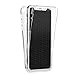 iPhone X Case - Ultra Slim [Full Body Protection] Scratch Resistant Hybrid Bumper Transparent Cover with Built-in Flexible Gel Screen Protector - (Clear) and Atom LED for Apple iPhone X