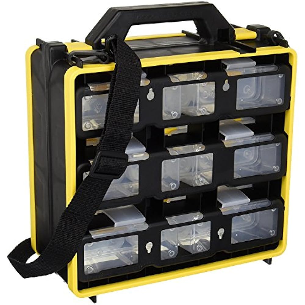 WorkVanEquipment Mobile Hardware Case Tackle Box Removable Compartment