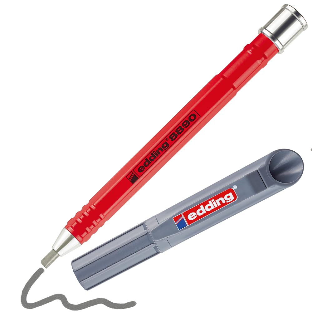 edding 8890 carpenter pencil – for markings on different hard and rough surfaces such as wood, stone or concrete