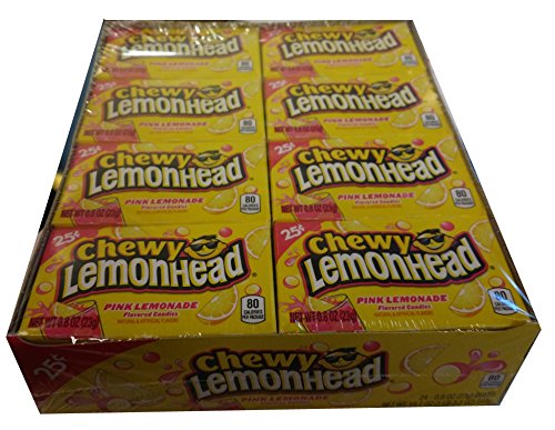 FERRARA PAN 25c CHEWY LEMONHEAD PINK LEMONADE 0.8 OZ EACH (24 in a Pack)