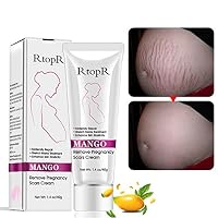Chocobe Scars Removal Cream Mango Remove Pregnancy Stretch Marks Cream Pregnancy Skin Care Belly Butter - Plant Nutrition Repair Ingredients to Help Prevent & Reduce Stretch Marks 40G/1.4oz