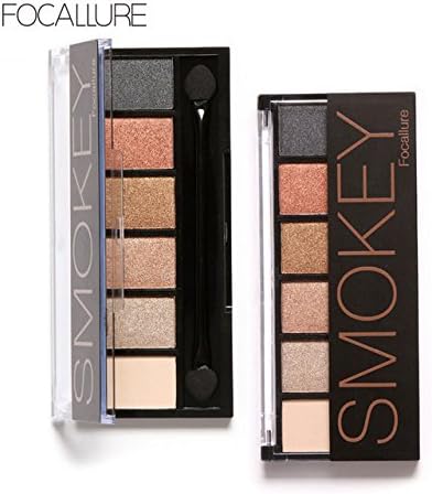 Professional 6 Colors Eyeshadow Make Up Palette Naked Bright Colorful Makeup Eyeshadow Palette With Brush