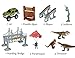 heytech Dinosaur Toys Dinosaurs World Car Vehicle Race Track Bridge Create A Road 200 Pieces Toy Car & Flexible Track Playset Multiple Elements