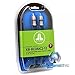 JL Audio XB-BLUAIC2-18 2-Channel Twisted-Pair Audio Interconnect Cable with Machined Connectors, 18-Feet