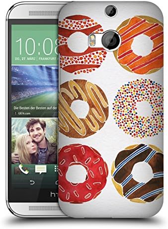 Official Cat Coquillette Donuts Sweets Hard Back Case for HTC One M8 / M8 Dual Sim