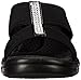 Skechers Women's Rumblers 2 Strap Slide Wedge Sandal,Black,7 M US