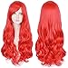 Halloween wig clearance Wigs for Women - Black Wig with Bangs for Women, Short Wavy Bob Wig, Colorful Medium Length Wig, Pastel Colored Cosplay Wig Synthetic Costume Wigs, Halloween Wigs