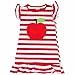 Unique Baby Girls Back to School Apple Shirt Dress