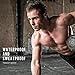 Bluetooth Headphones, JUHALL Wireless Waterproof Built-In Microphone In Ear Lightweight Sports Earphones for Running, Gym, Workout