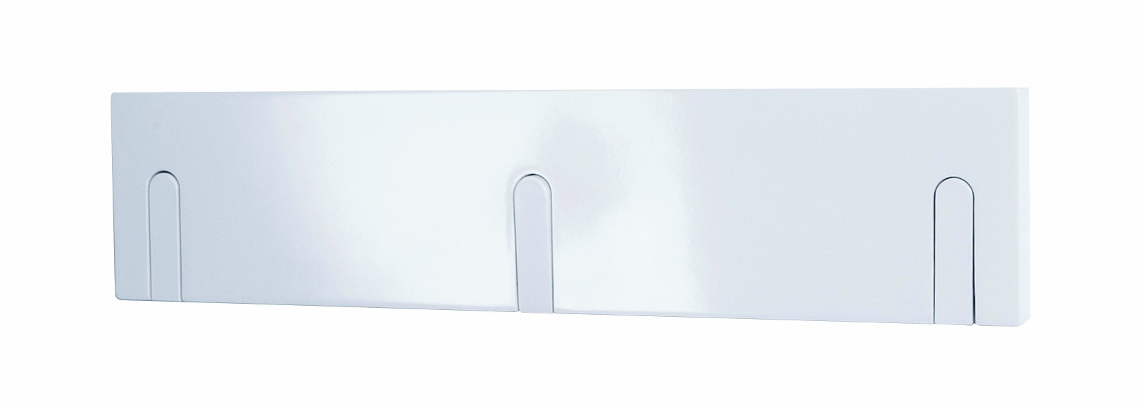 HAKU Wardrobe White, Solid Wood, Mdf - Dim.: W 44 cm X H 10 cm X D 2 cm, Style: Industrial