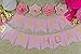 KEIRA PRINCE CRAFTS Paper Flowers, Beautiful Handmade Set of 4 Pink Flowers 20cm/8inch (Pink)