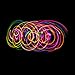 LED Hula Hoop Fully Rechargeable and Collapsable - 14 Color Strobing and Changing LED Lights - Multiple Sizes Available - Light Up Hoola Hoops for Adults and Kids - Technicolor Prism
