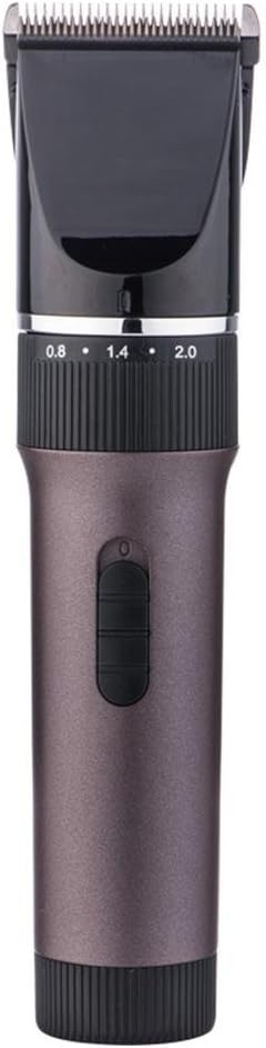 Professional Hair Clippers Rechargeable Men Beard Hair Trimmer Mute Barber Salon Electric Hair Cutting Machine for Baby Children and Men Coffee
