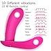 Clitoral G-Spot Vibrator, Xocity, Dildo Vibrator with Wireless 10M Remote Contral and 42°C Heating Function 10 Vibration Modes, Wearable Vibrator Adult Sex Toy for Women Female Couples
