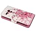 2014 New Wallet Pu Leather Magnetic Flip Hard Case Cover Stand for Motorola Moto G (White Peach)