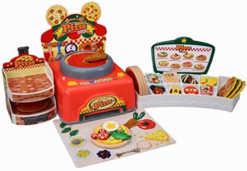 Amazon ディズニー マジカルモール 英語と日本語 トッピングのせよう くるっとでてくるピザショップ お店屋さん おもちゃ