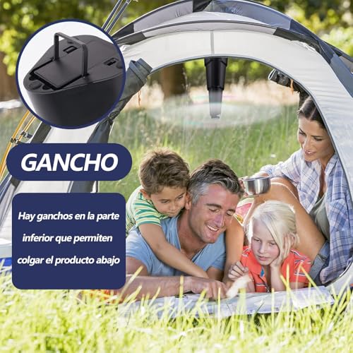 ZHBDFMS Paquete de 4 Ventiladores repelentes de Moscas, Ventilador para Matar Moscas de Mesa, Ventilador Repelente de Insectos sin químicos, repele Moscas, Avispas, Abejas, para Picnic, Patio