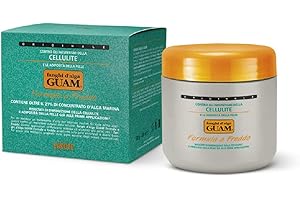 GUAM Anti-cellulite Mud COLD FORMULA, Seaweed Body Wrap for Cellulite, Skin Tightening Clay for Body Cellulite and Leg Swelling, Lymphatic Drainage | Cellulite Removal Treatment (1.1 LB)