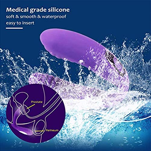 Liwez U-Shape Couple Love Stimulation Promote Toys Multi-Speed Bed Sport Tool Rechargeable Silicone Couples (Black) - Thumbnail 4