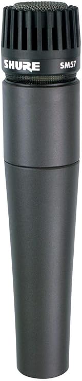 Shure SM57 Cardioid Dynamic Instrument Microphone with Clip & Case view 1